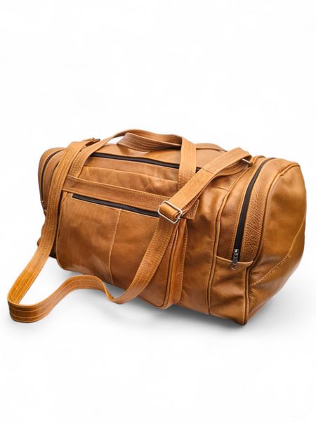 Leather Luggage Bag - Large ( 60L Capacity )