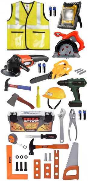 Kids Pro Power Tool Toy Play Set