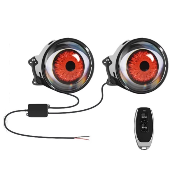 Universal motorcycle LED devil's eye light car eye,33
