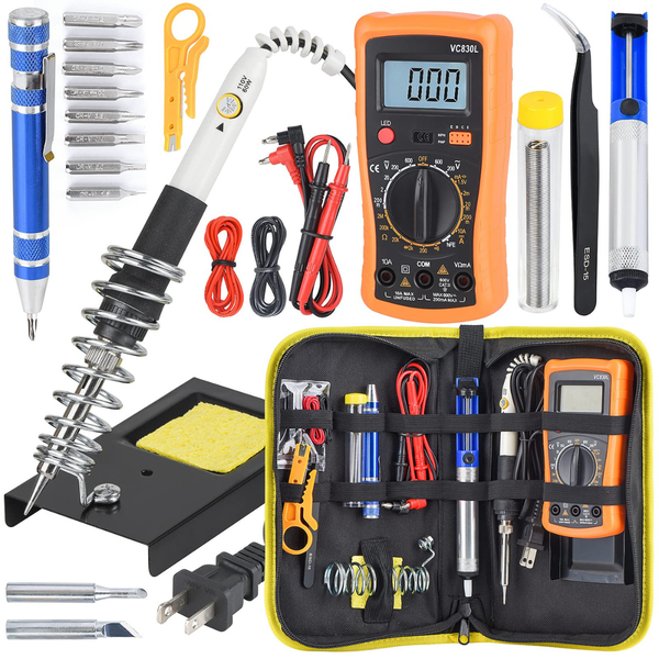 Adjustable Temperature Soldering Iron Kit