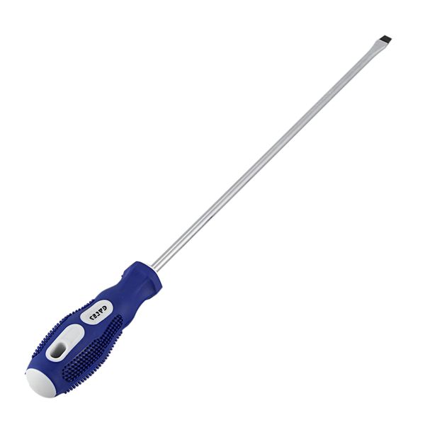 30.5 Cm Long Shaft 6.5 Mm Magnetic Tip Flat-Head Screwdriver Handy Instrume
