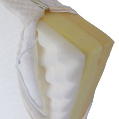 Snuggletime - 2-stage Orthopaedic Bamboo Baby Mattress for Camp Cot