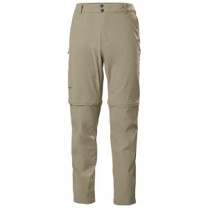 Helly Hansen Men's Brono Softshell Zip Off Hiking Pants - Pebble