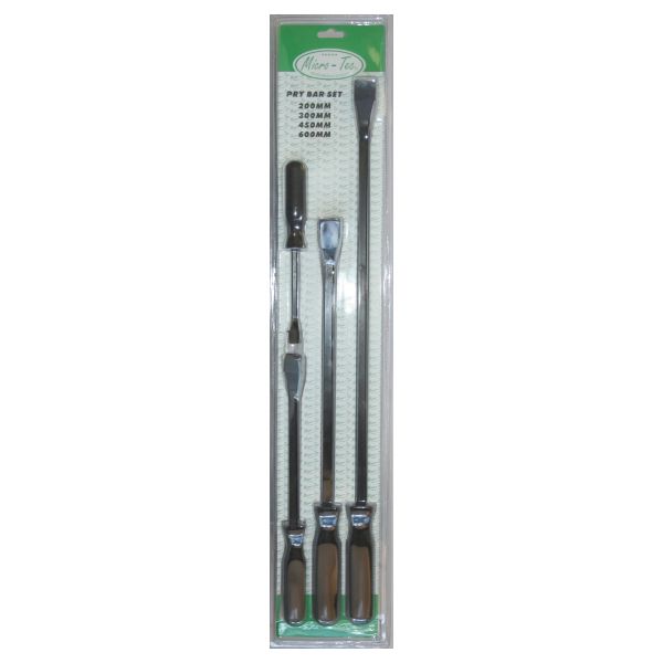 Micro-Tec Pry Bar Set 4 Piece - 4 Pack