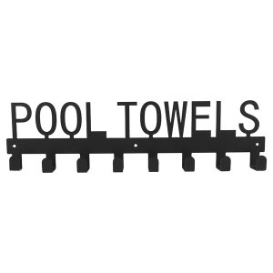Pool Towel Rack Outdoor Wall Mount Towel Holder Towel Hooks