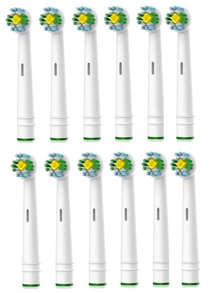 PA Replacement Toothbrush Heads for Oral B Pro White 12 Pack