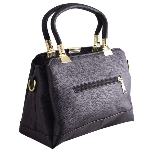 Urban Muse Sidewalk Structured Tote - Black &amp; Gold