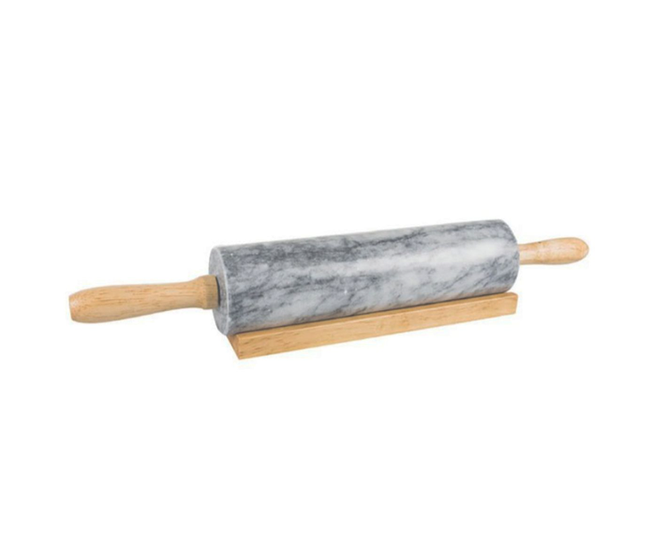 Marble Rolling Pin with Wooden Handles MLx1