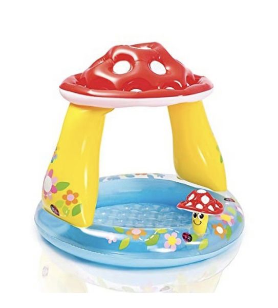 Inflatable Baby Pool Mushroom - 1 Meter