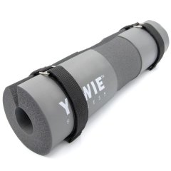 Yowie - Barbell Pad with Safety Straps for Squats and Hip Thrusts (Black)