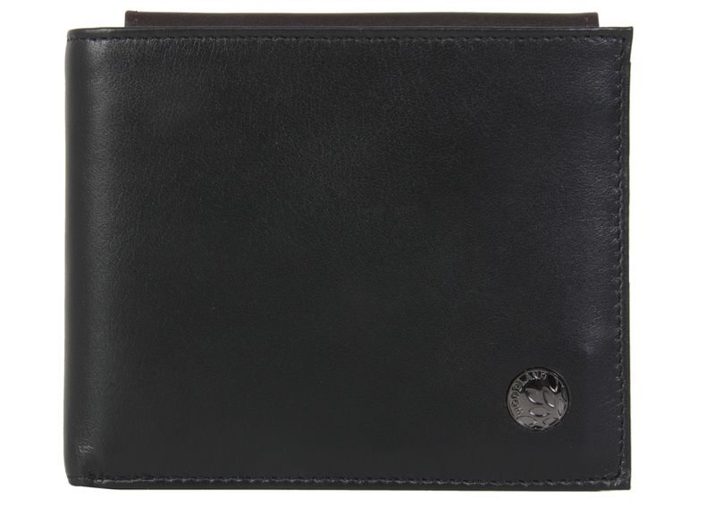 Woodland Men's Leather Wallet - Black / Brown - W-540639