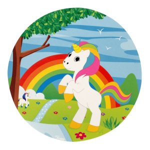Pylones Unicorn Round Mouse Pad