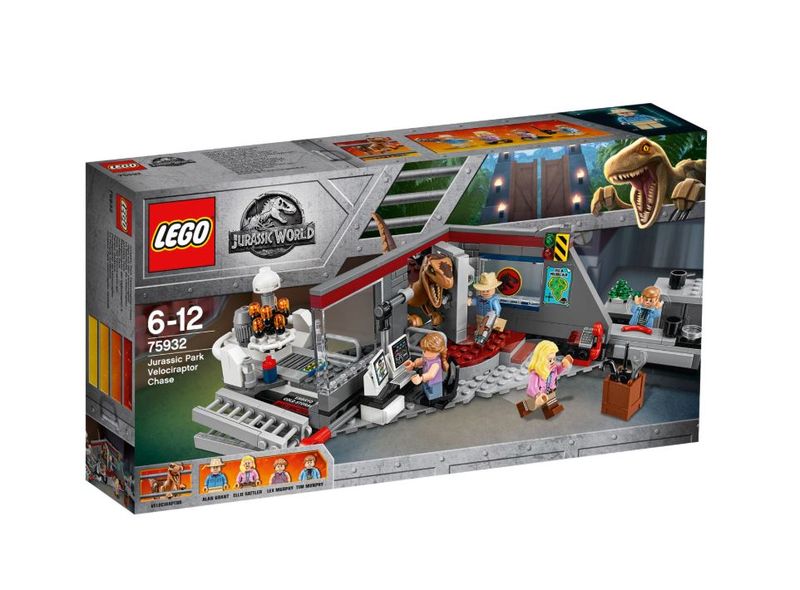 LEGO Jurassic World Jurassic Park Velociraptor Chase 75932