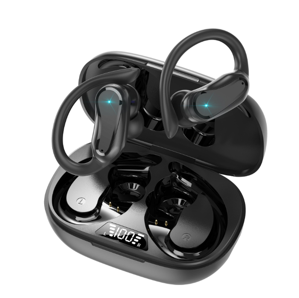 Sports IPX7 Waterproof Ear Hook Headphones: Secure Fit &amp; Zero Pressure
