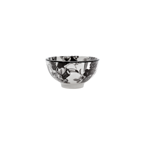 GALATEO - Jungle Sketch 9.5cm Birds Nibble Bowl Set of 4