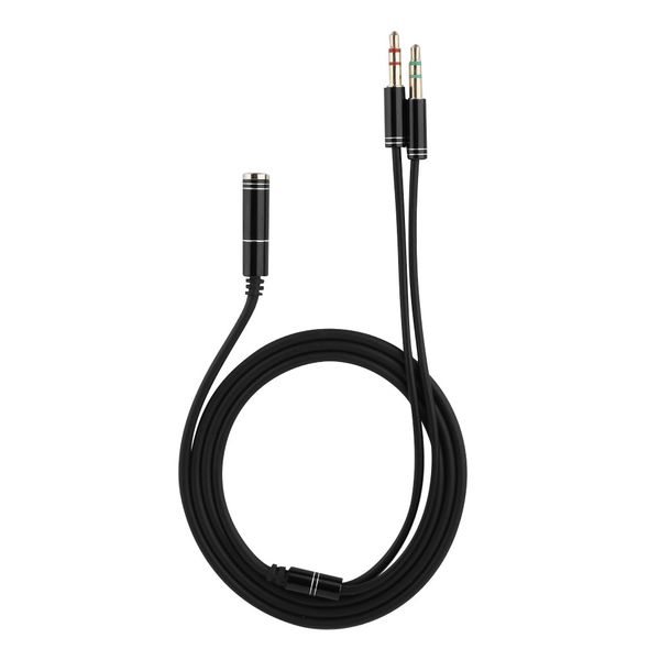 3.5mm Female to Dual Male Audio Splitter