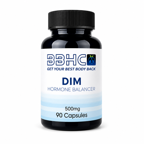 DIM (Di-Indolymethane) Hormone Support 500mg Capsules (90)