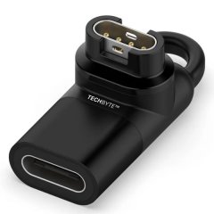 TechByte Garmin Fenix/Forerunner/Instinct/Venu - Type C USB Charger Adaptor