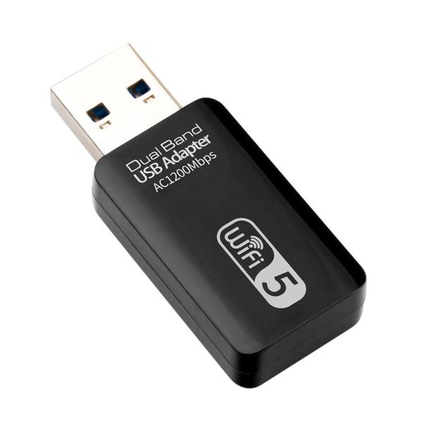 AC1200 USB 3.0 WiFi Adapter 1200Mbps Dual Band PC Mac &amp; Linux