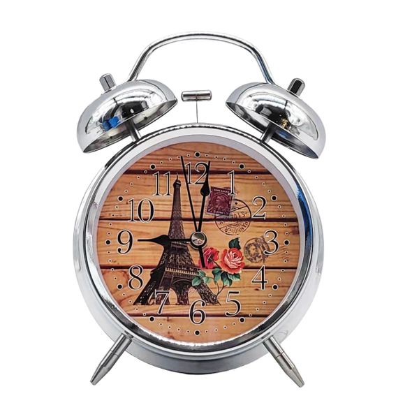 Classic Twin Bell Alarm Clock Bedroom Decoration