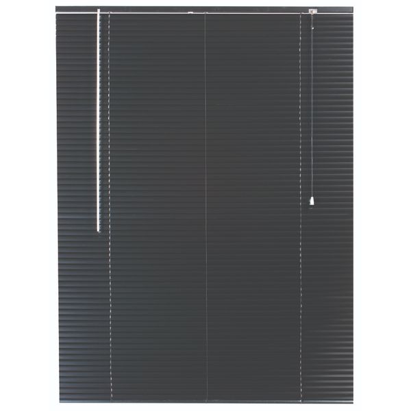 25 mm Aluminium Venetian Satin Black 1800 X 1600