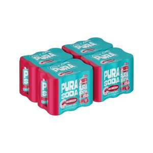 Pura Soda - Cranberry (4 x 6-pack)