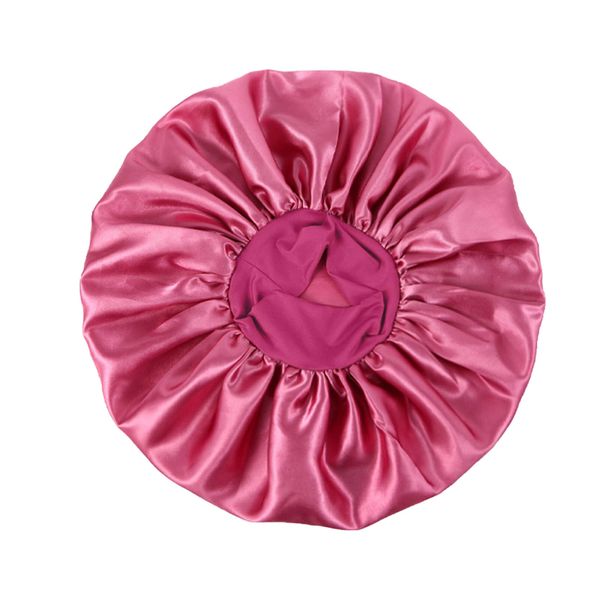 10 Pack Premium Satin Sleep Bonnets Women's Sleep Hair Caps