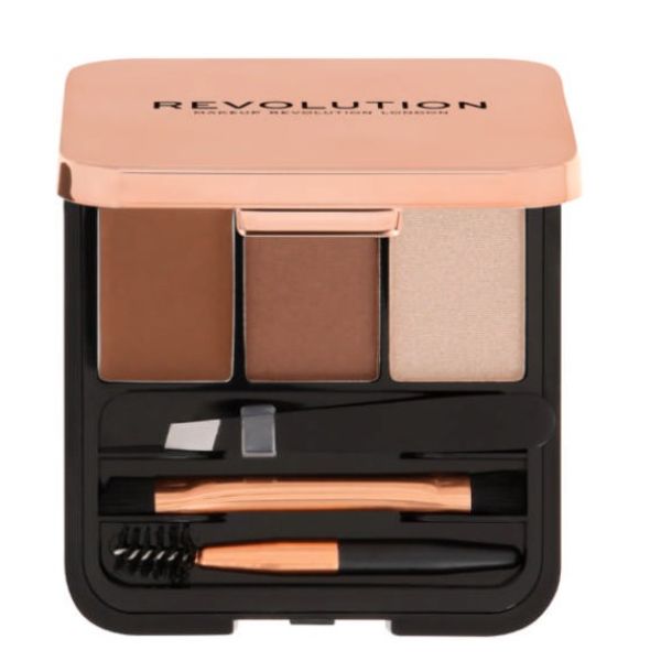 Revolution Brow Sculpt Kit Medium Brown