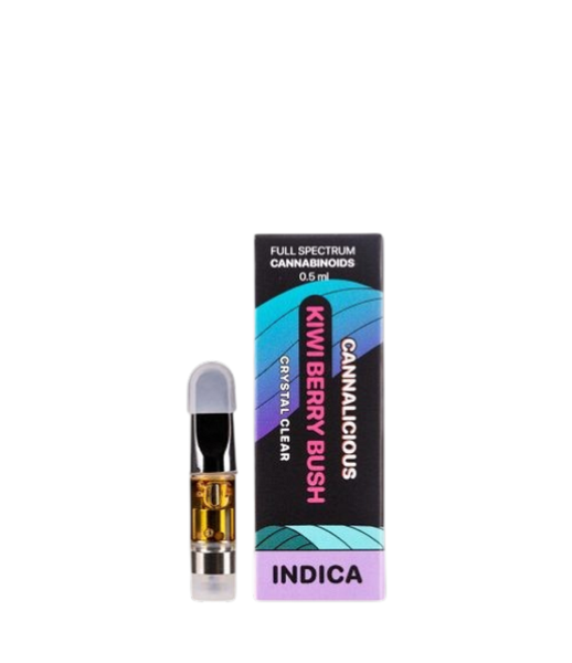 Kiwi Berry Bush Indica - Full Spectrum Vape Cartridge - 0.5ml