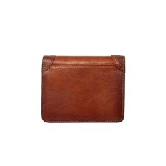Ultra-thin Brown Cowhide Leather Wallet