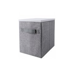 Stylish and Modern Grey Collapsible Storage Box