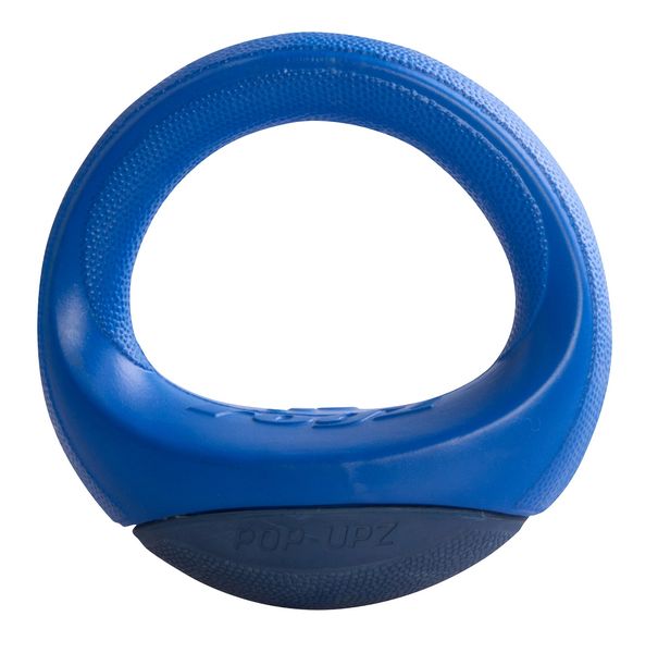 Rogz - Pop-Upz Blue M/L Self-Righting Float &amp; Fetch Dog Toy