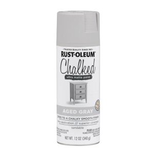 Rust-Oleum Chalked Paint Spray Aged Grey 340g