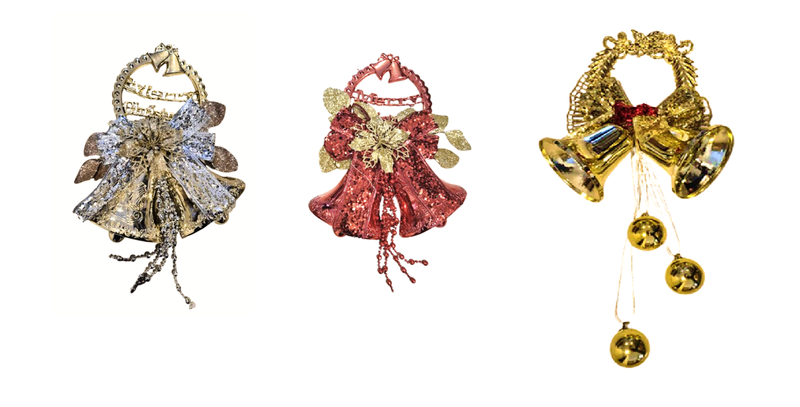 Christmas Decoration - Bell, Ball And Bow (1L+2M)