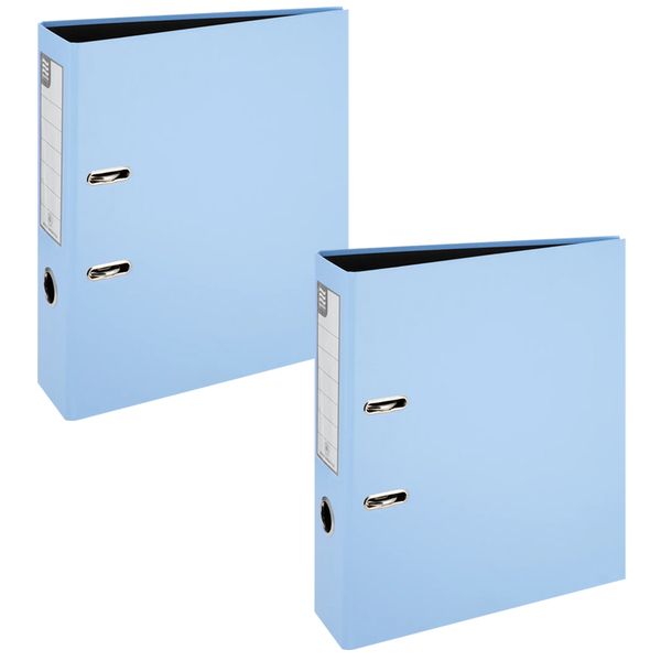 Donau Lever Arch File, Pastel Pink (Pack of 2)