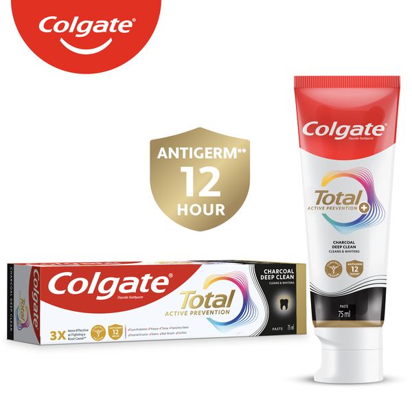 Colgate Total Charcoal Toothpaste, 75ml