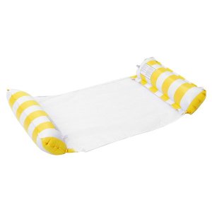 Water Inflatable Hammock Sofa Floating Bed - Yellow