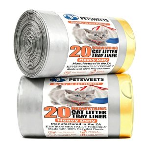 Eco 40 Large Heavy Duty Cat Litter Tray Liners on 2 roll