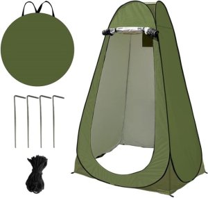 Shower Tent, Pop up Portable Camping Tent, Outdoor Toilet Changing Dressing