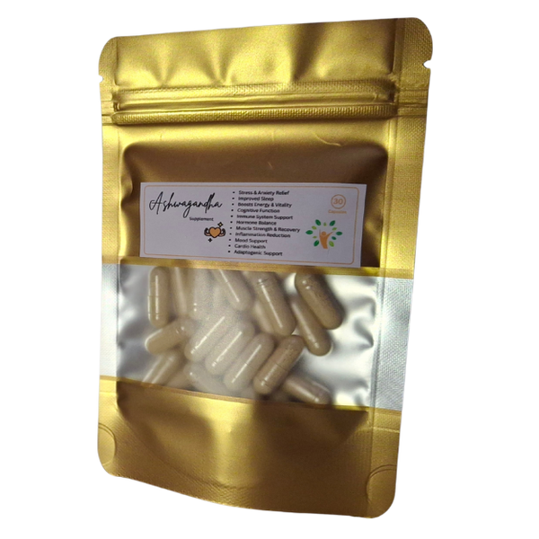 Ashwagandha - 30 Capsules (Organic, Highest Quality)