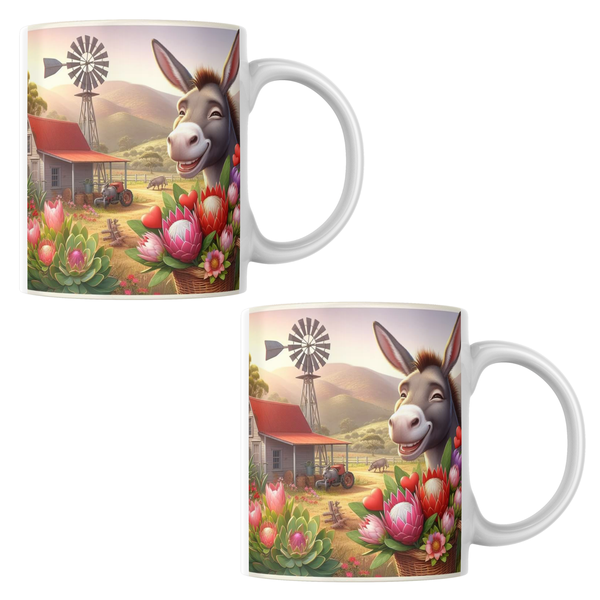Farm House FlowerCustom Printed Mug
