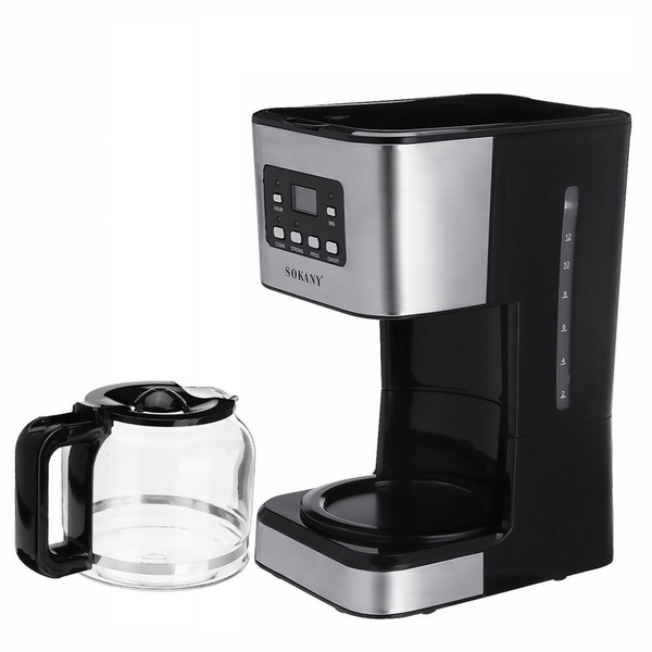 1.5l Coffee Maker, Brew Drip Coffee Machine with Preset for Office, Home