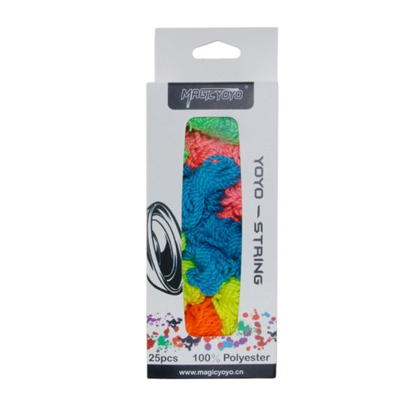 Magicyoyo 100% Polyester Yoyo Strings Random Color- Pack Of 25