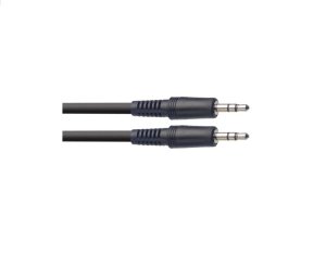 STAGG Cable - Mini Stereo Jack to Mini Stereo jack, 1m