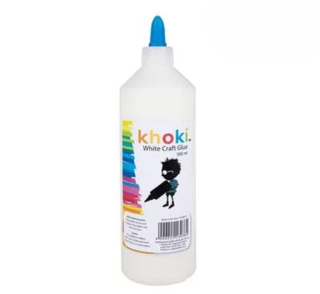 Big 500ml White Craft Adhesive - Ideal for School Projects and DIY