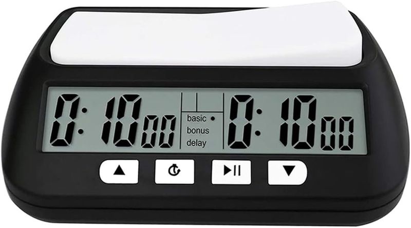 Digital Chess Clock Professional for Board Games With Alarm, Portable Clock