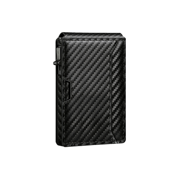 Multi-Functional Storage Wallet Card Holder, Carbon Fiber, RFID Anti-Theft