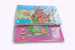 A5 Kids Spiral-Bound Coloring Book - Cute Bear Theme-100 Pages-8 x Books
