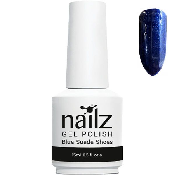 Nailz Gel Polish Blue Suede Shoes 15ml