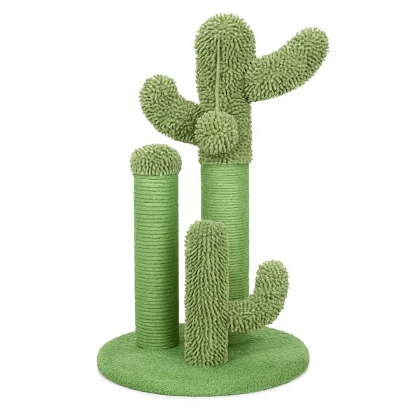 Cactus Scratching Post for Cats - 53cm Sturdy Sisal Design